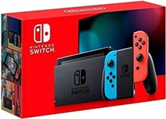 Switch Console, 32GB HAC-001-01 + Neon Rood/Blauwe Joy-Con, Met